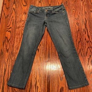 American Eagle 77 Straight Crop Jeans (Long)